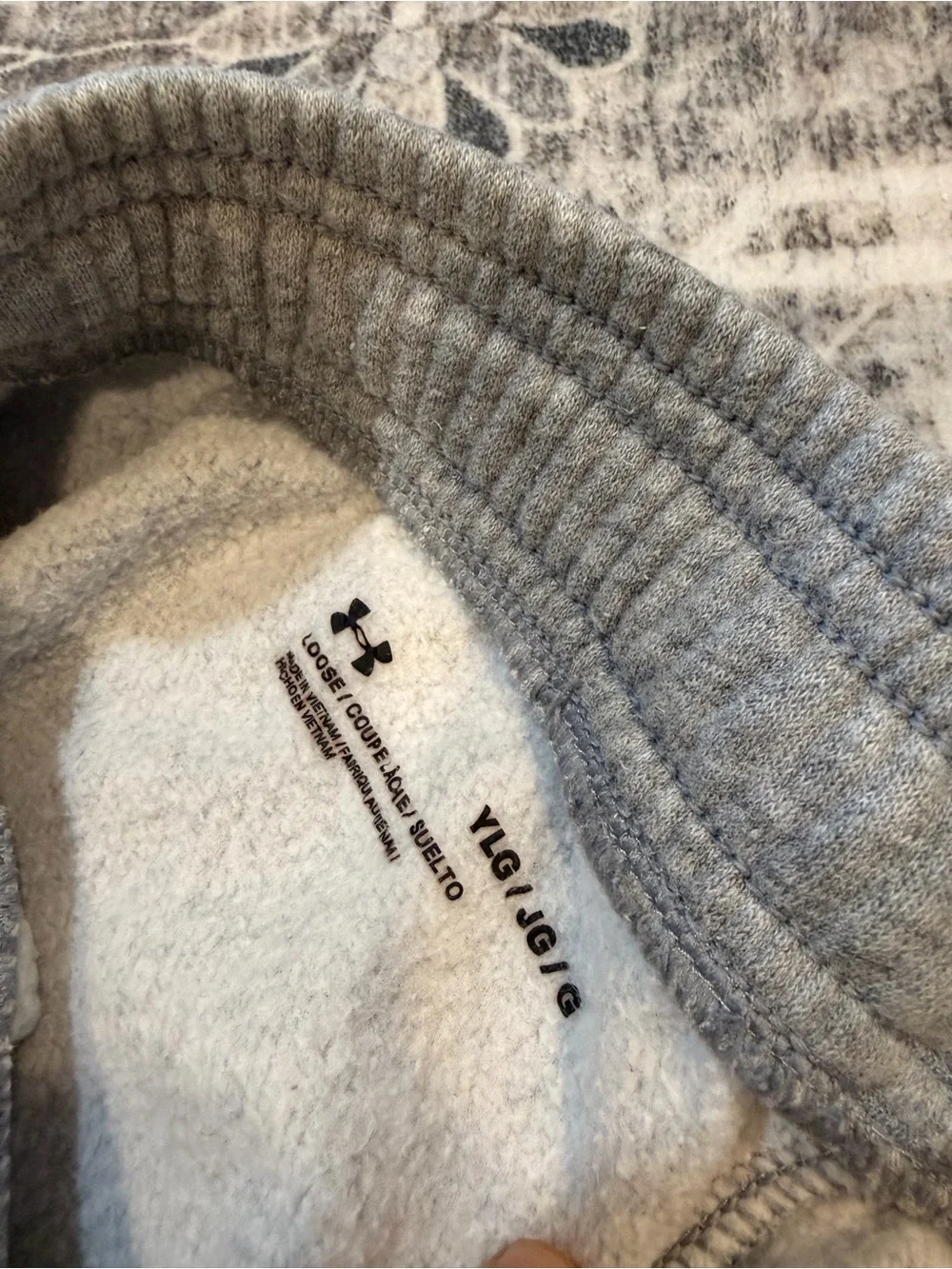 Under Armour Kids Gray Annapolis Hawks Sweatpants with Accent Logo